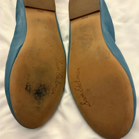 Sam Edelman Women’s Felicia Sky Blue Ballet Flats - Picture 3 of 10
